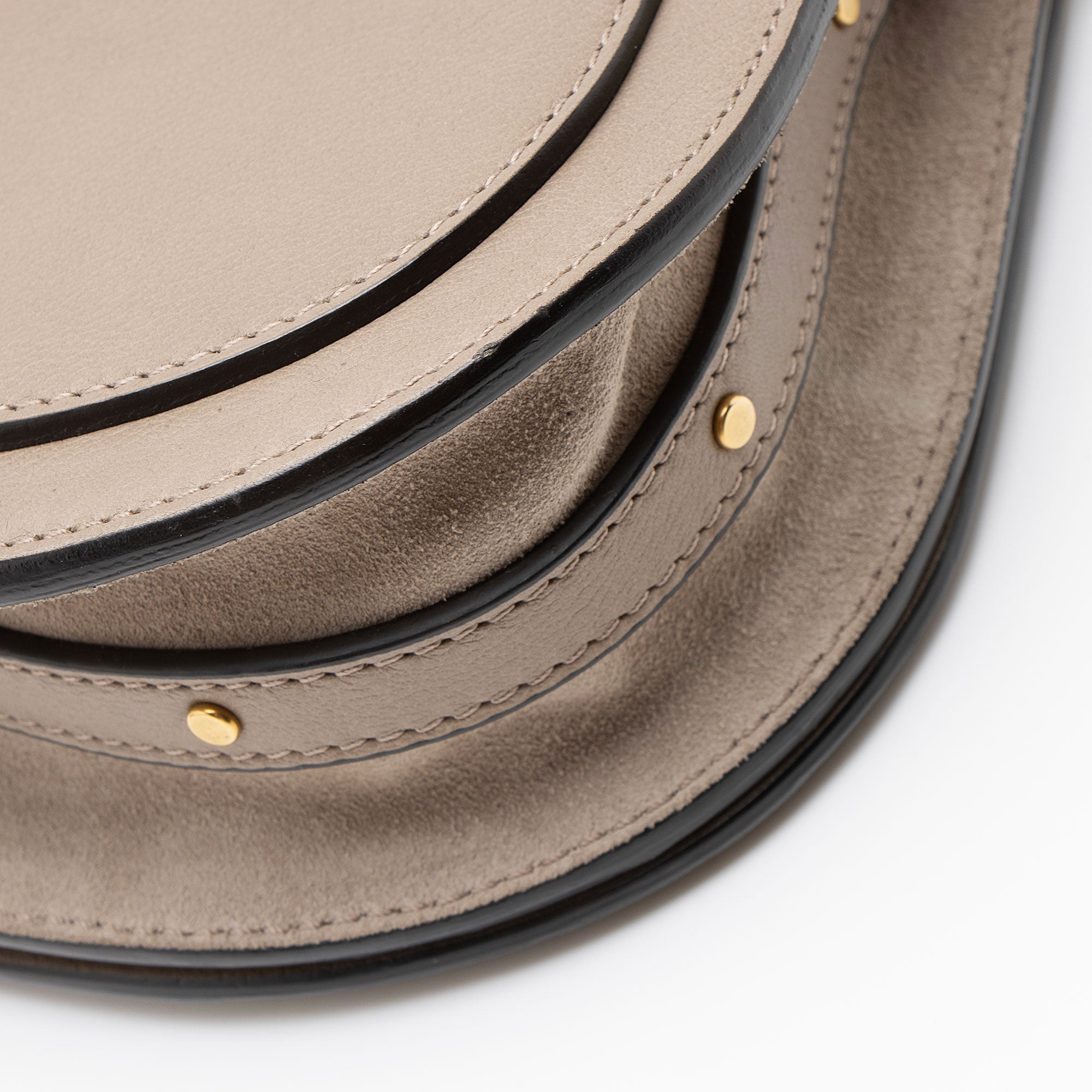 Chloe Calfskin Suede Nile Small Bracelet Bag
