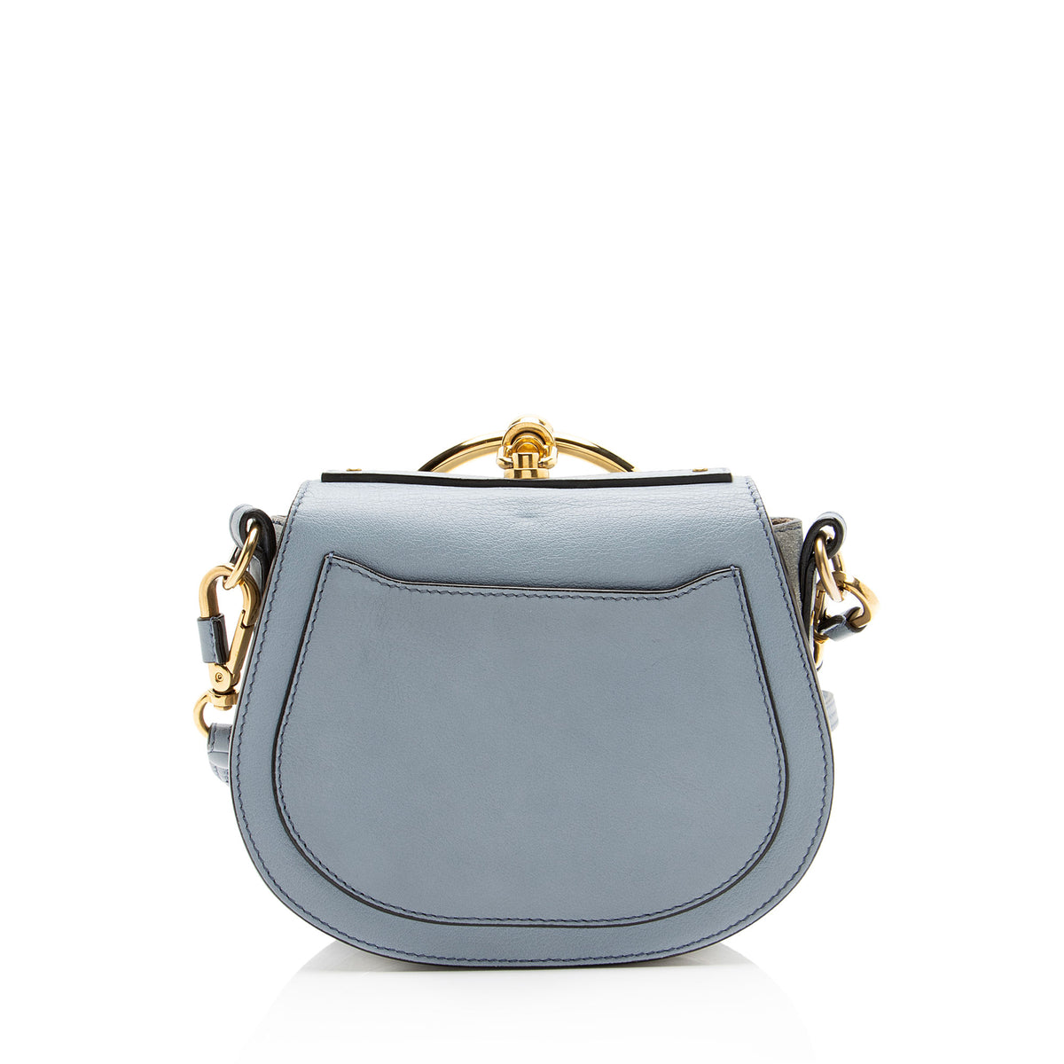 Chloe Calfskin Suede Nile Small Bracelet Bag