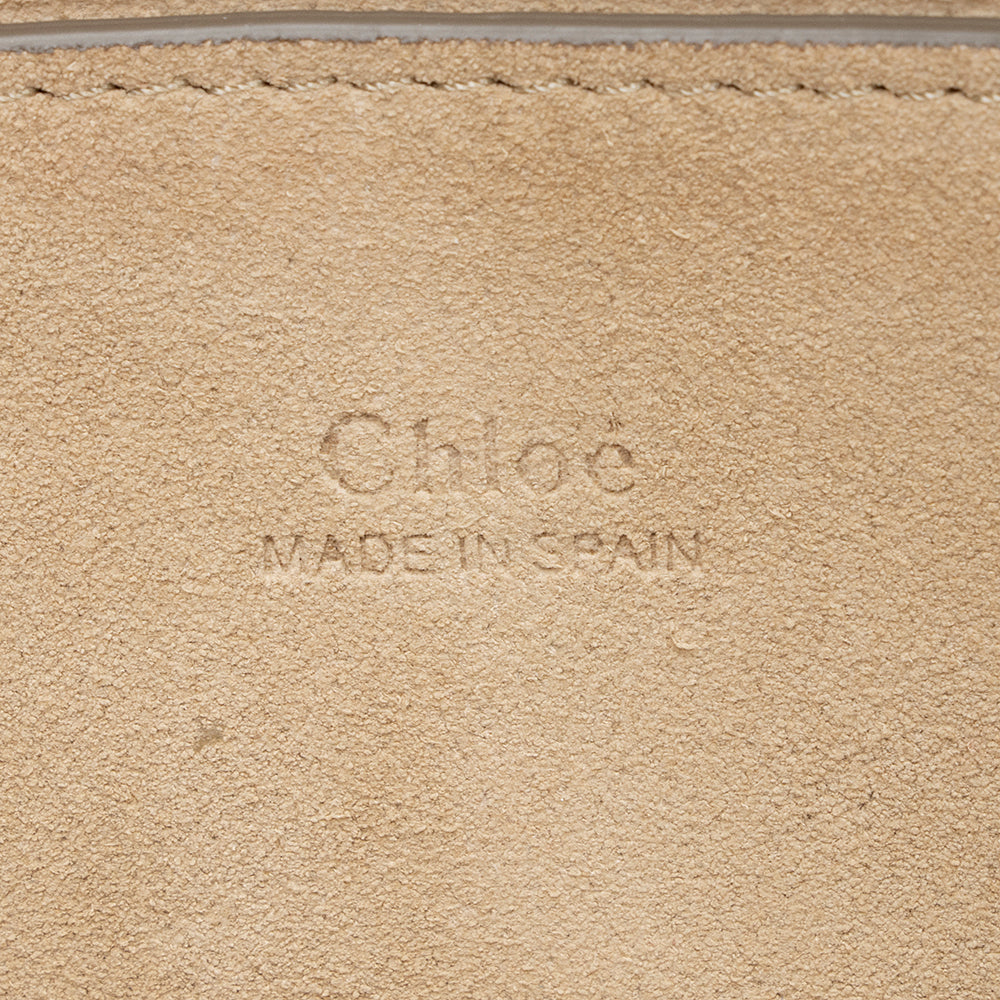 Chloe Calfskin Suede Small Faye Shoulder Bag (SHF-14816)