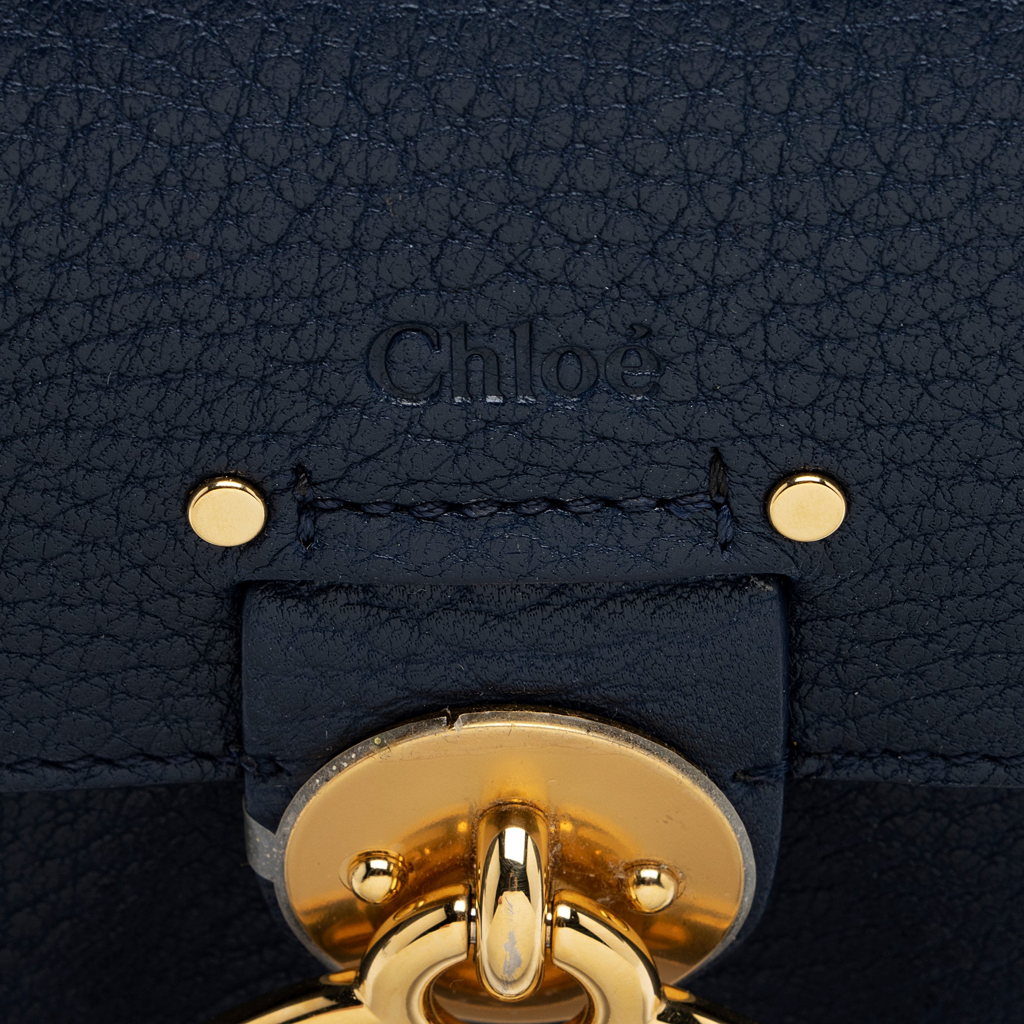 Chloe Calfskin Tess Small Shoulder Bag (SHF-78Bn89)