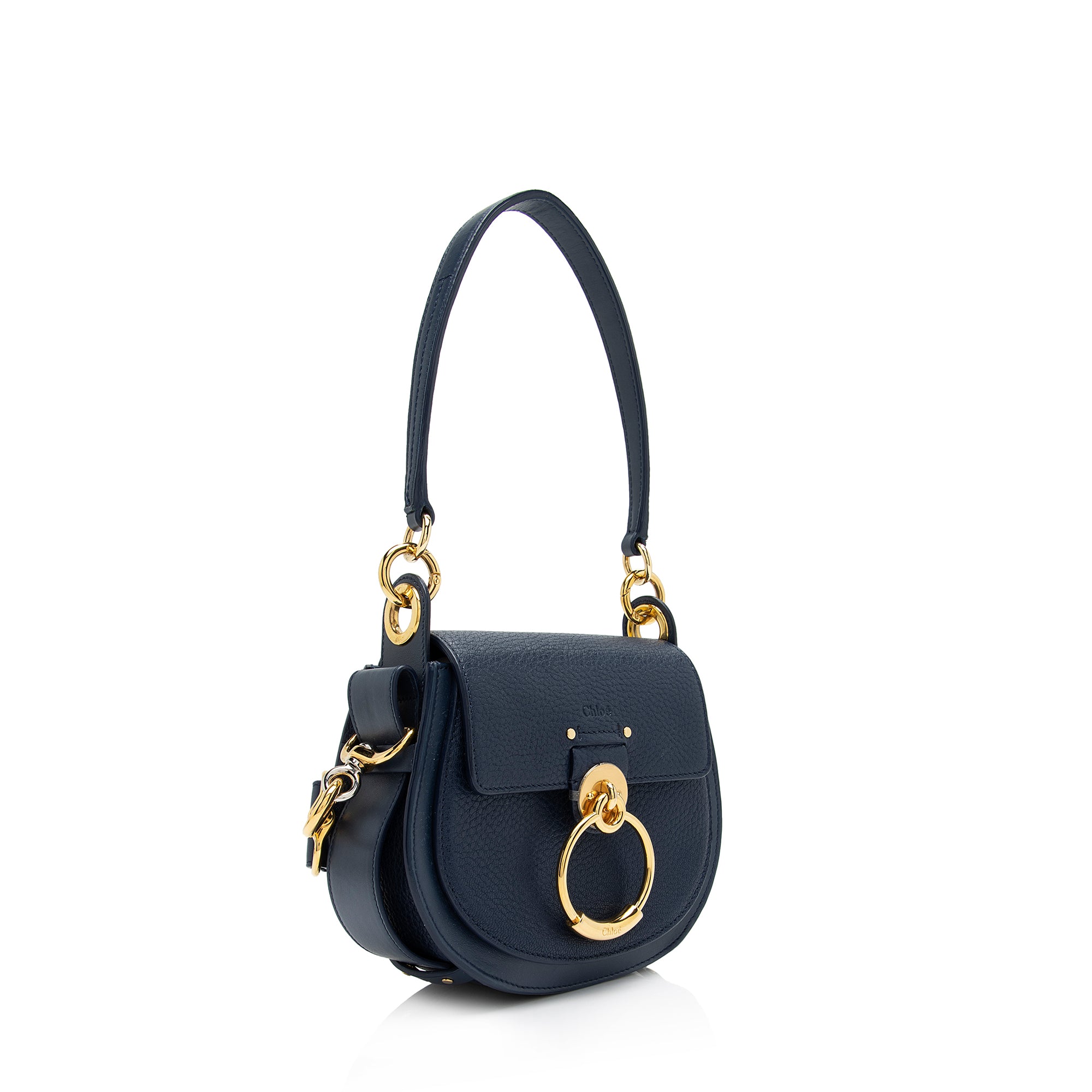 Chloe Calfskin Tess Small Shoulder Bag (SHF-78Bn89)