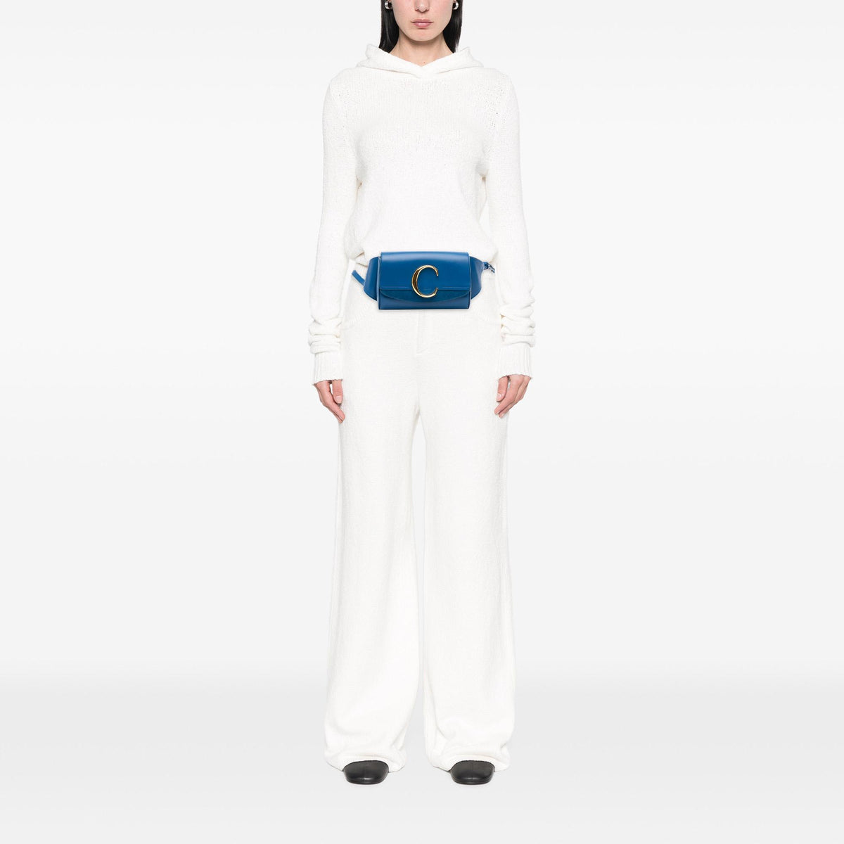 Chloe Calfskin and Suede C Belt Bag
