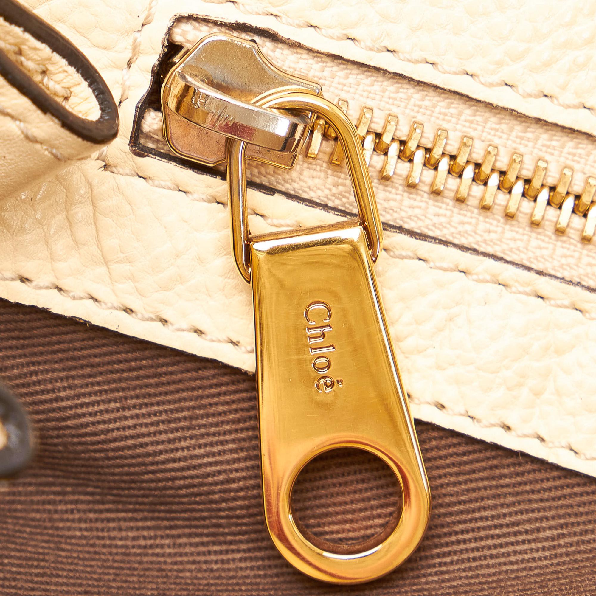 Chloe Elsie Leather Satchel (SHG-28313)