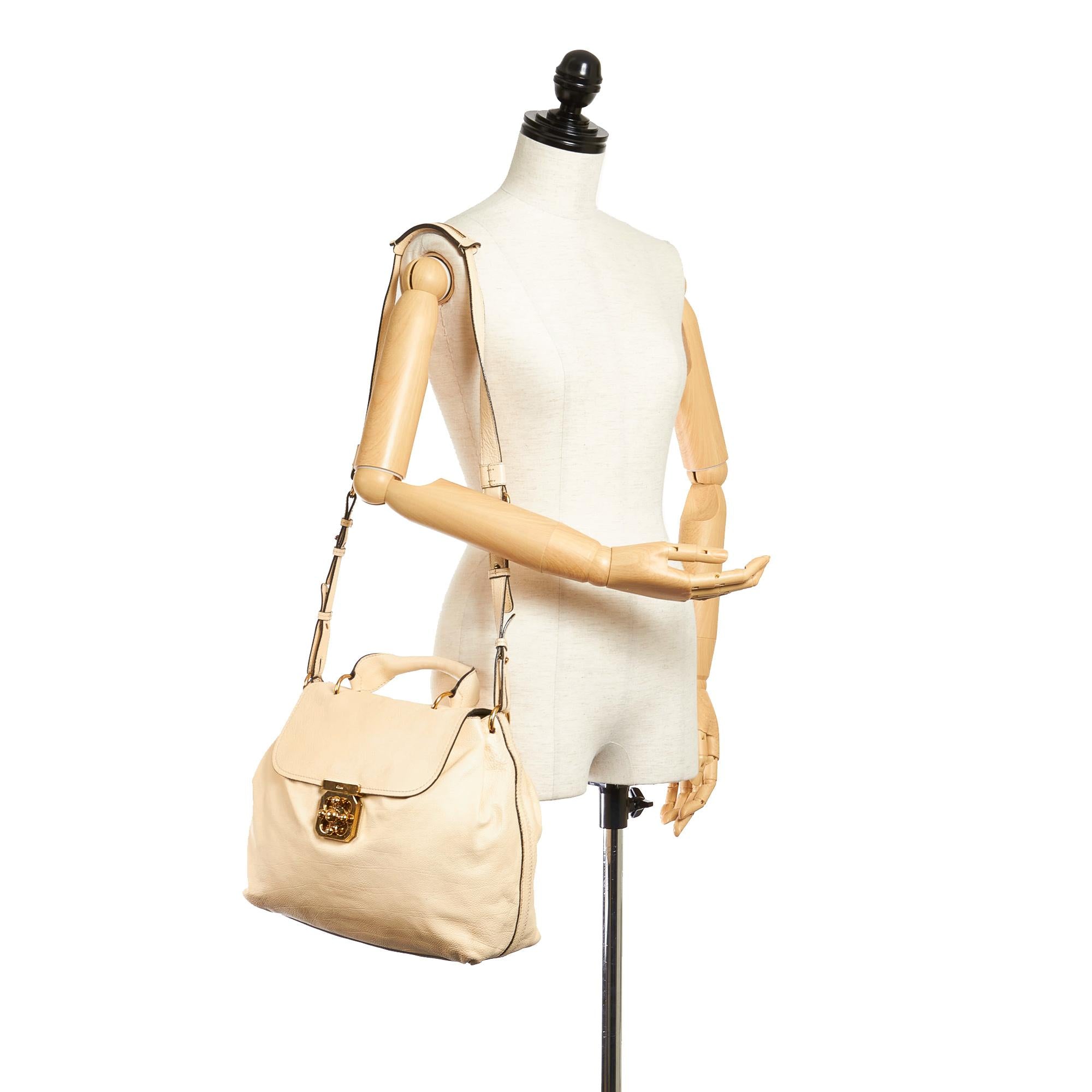 Chloe Elsie Leather Satchel (SHG-28313)