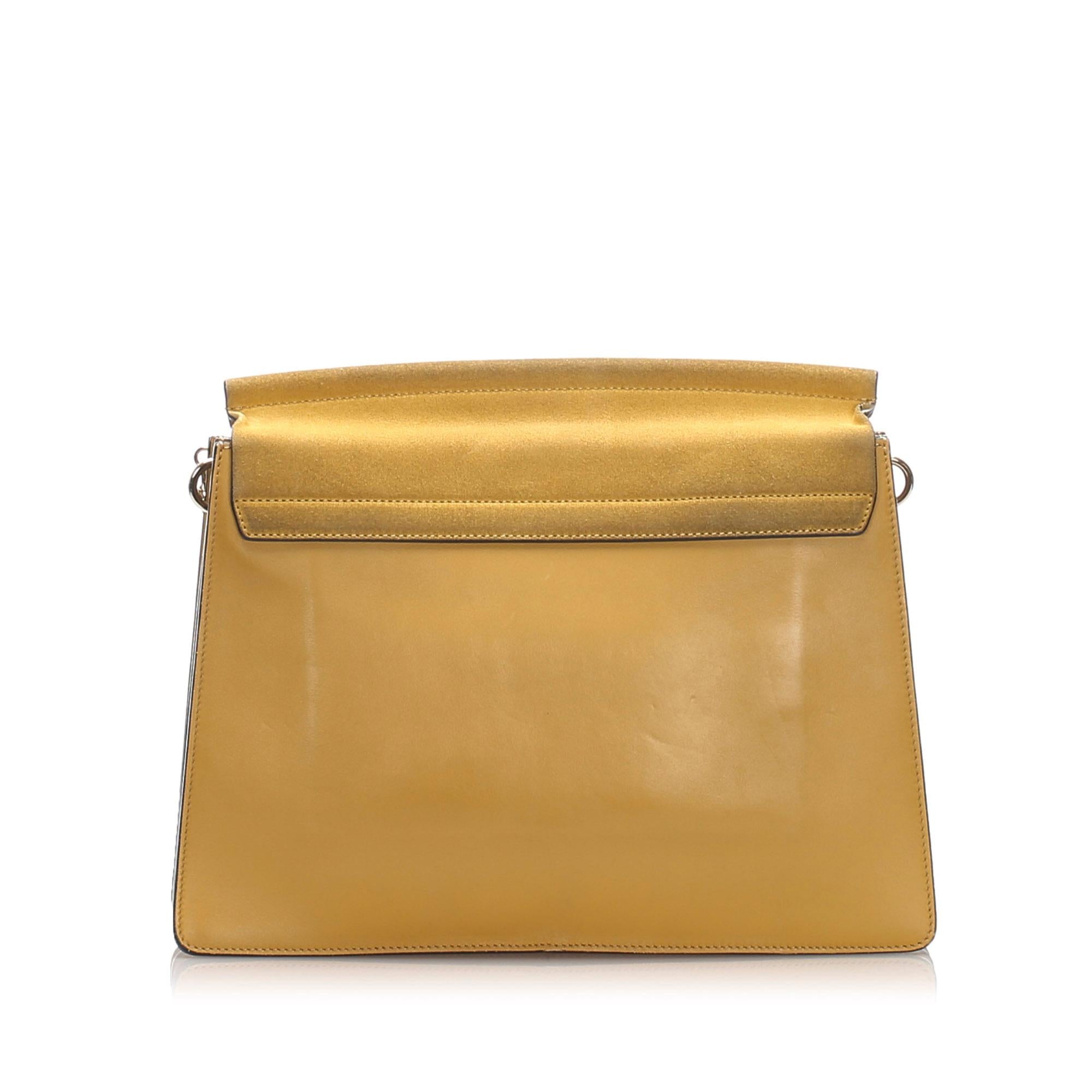 Chloe Faye Leather Shoulder Bag (SHG-ZzNzgV)