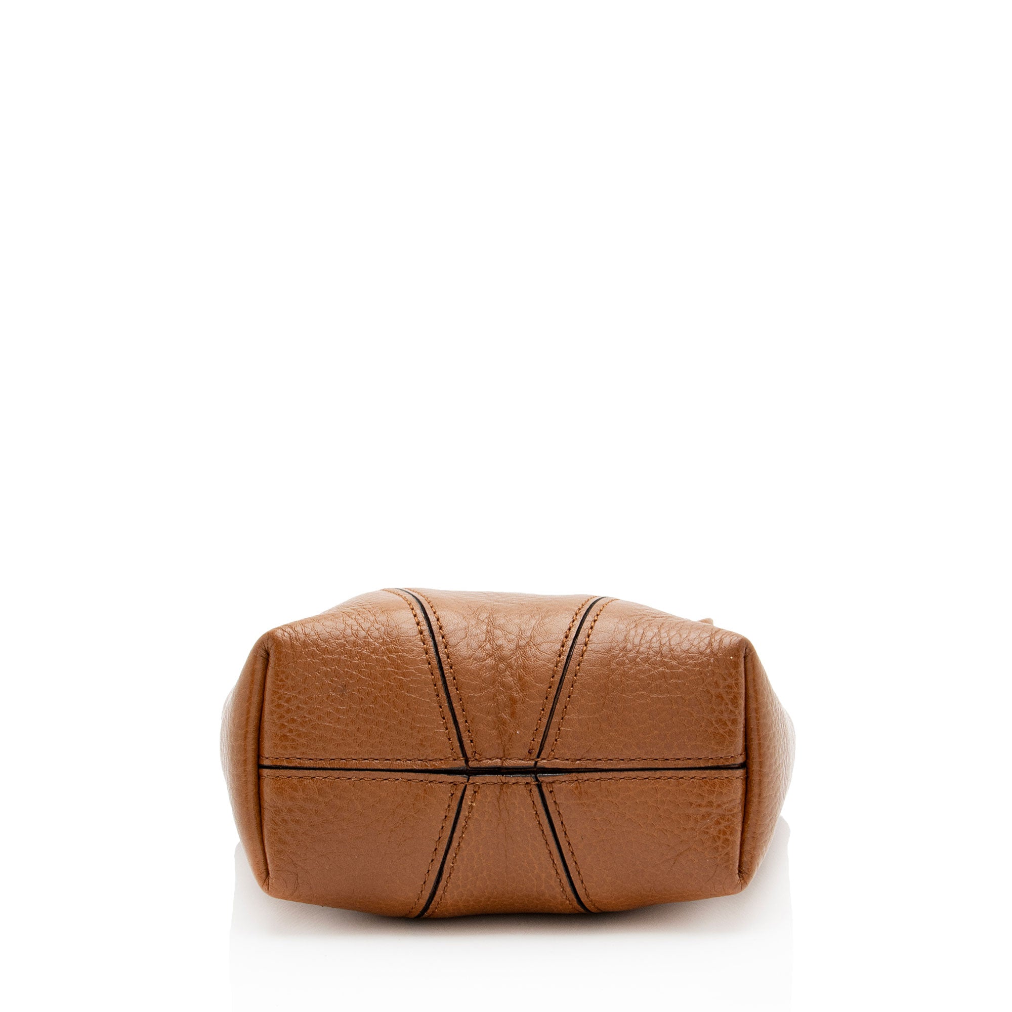 Chloe Grained Calfskin Spin Small Tote