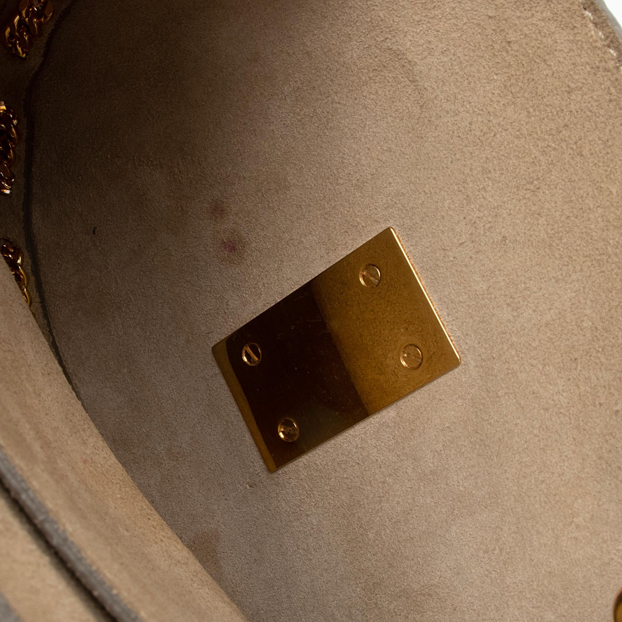 Chloe Lambskin Drew Chain Embellished Mini Shoulder Bag (SHF-23119)