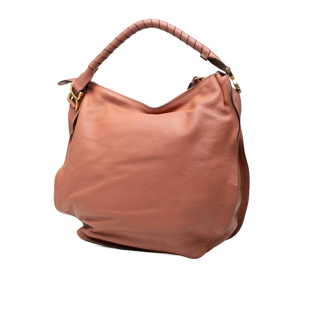 Chloe Large Pebbled Calfskin Marcie Hobo