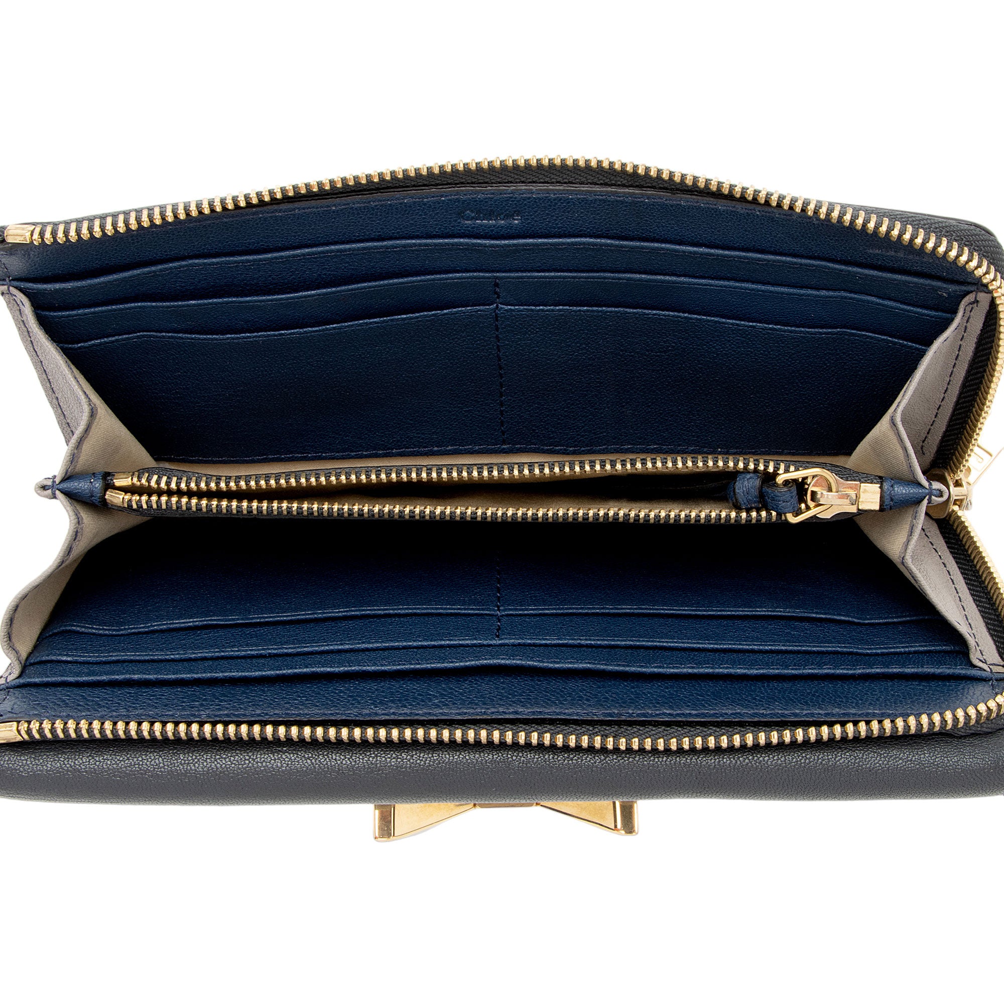 Chloe Leather Bobbi Continental Wallet (SHF-ExiQZ3)