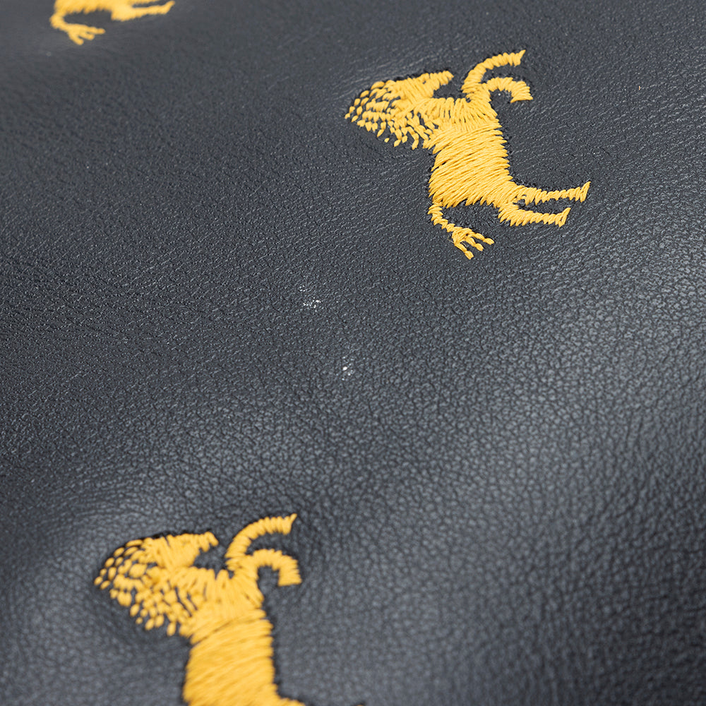 Chloe Leather Embroidered Little Horses Tao Tote