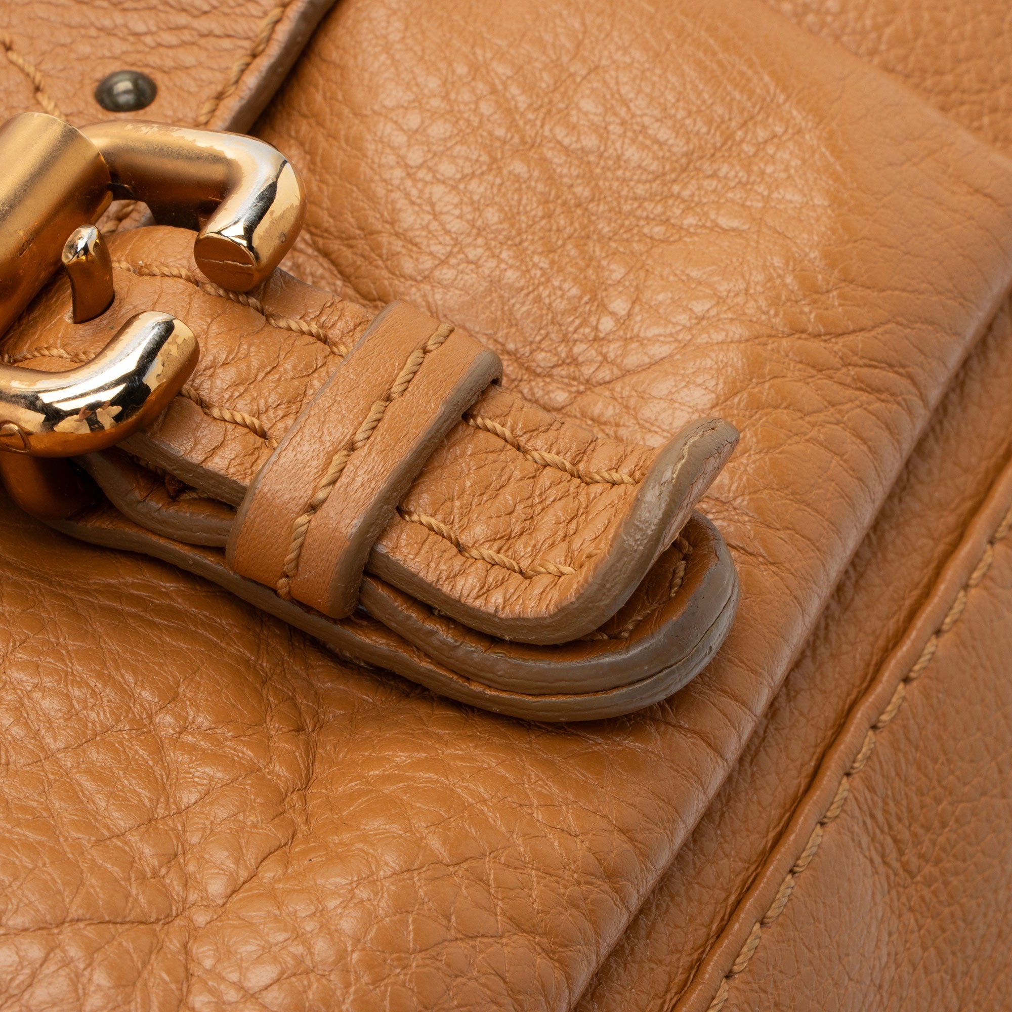 Chloe Leather Paddington Front Pocket Satchel (SHF-8K8YZv)