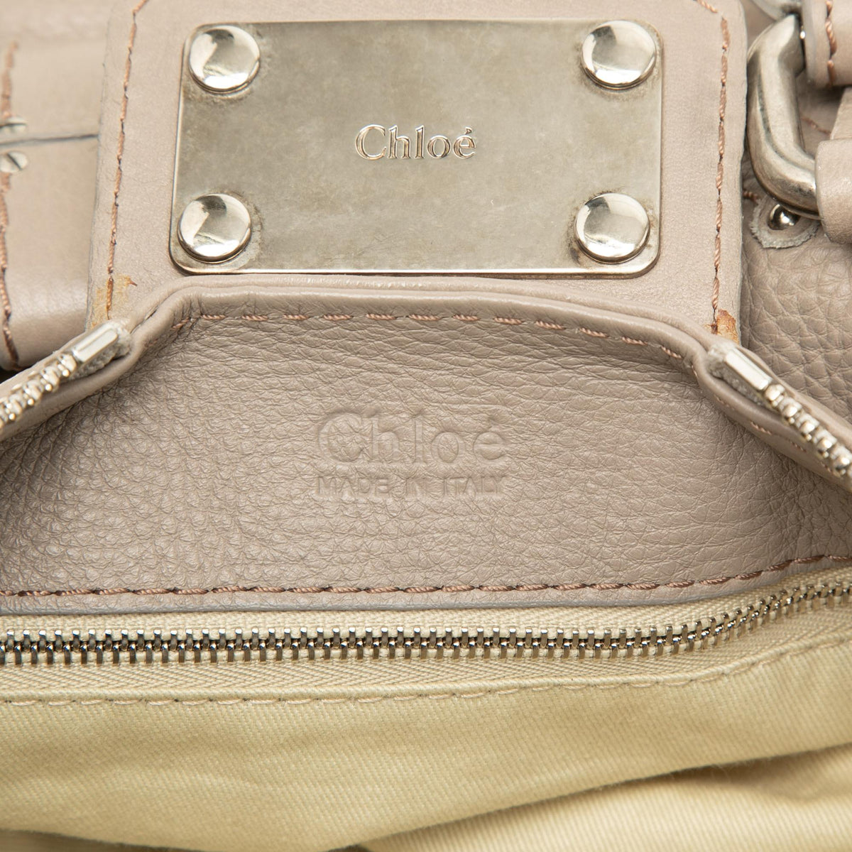 Chloe Leather Paddington Handbag