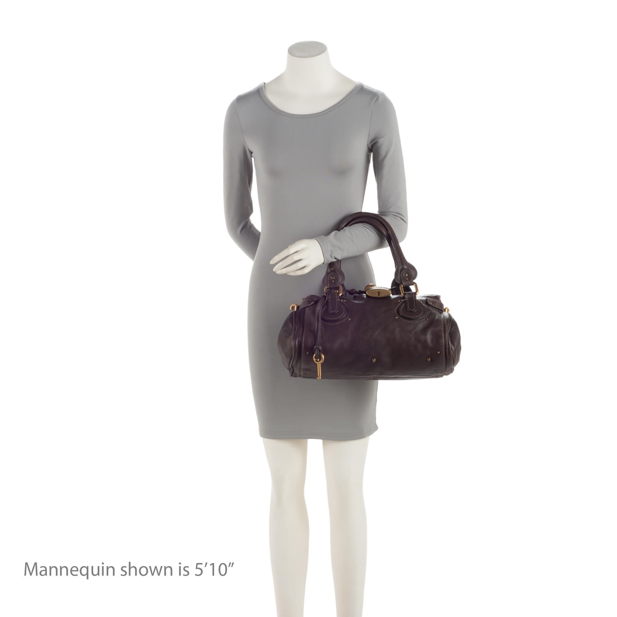 Chloe Leather Paddington Medium Satchel (SHF-j2irxU)