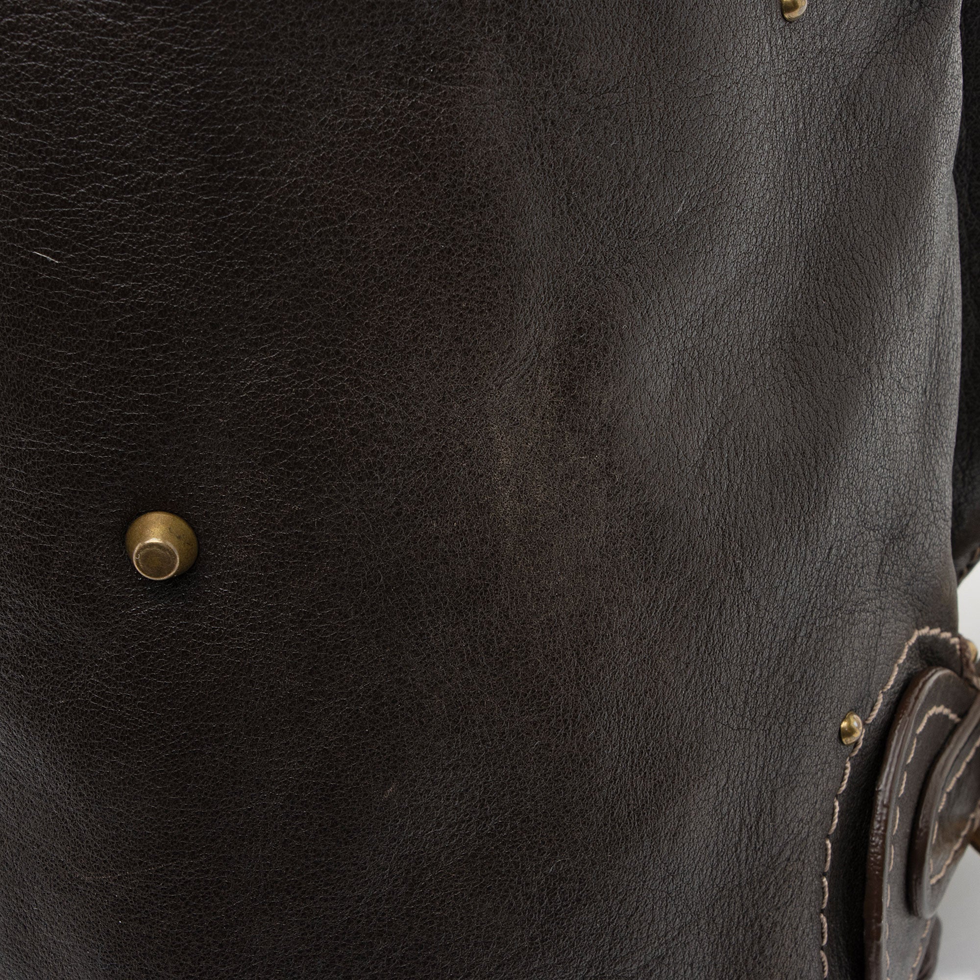 Chloe Leather Paddington Medium Satchel (SHF-J9sFs2)