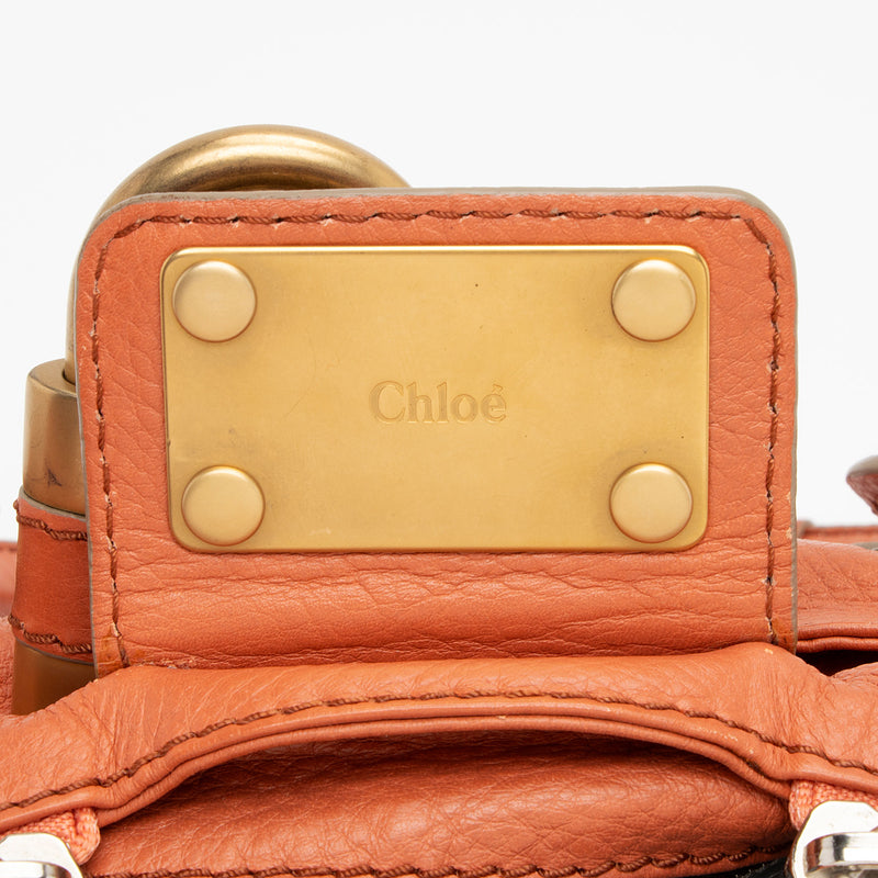 Chloe Leather Paddington Medium Satchel (SHF-q60NaG)