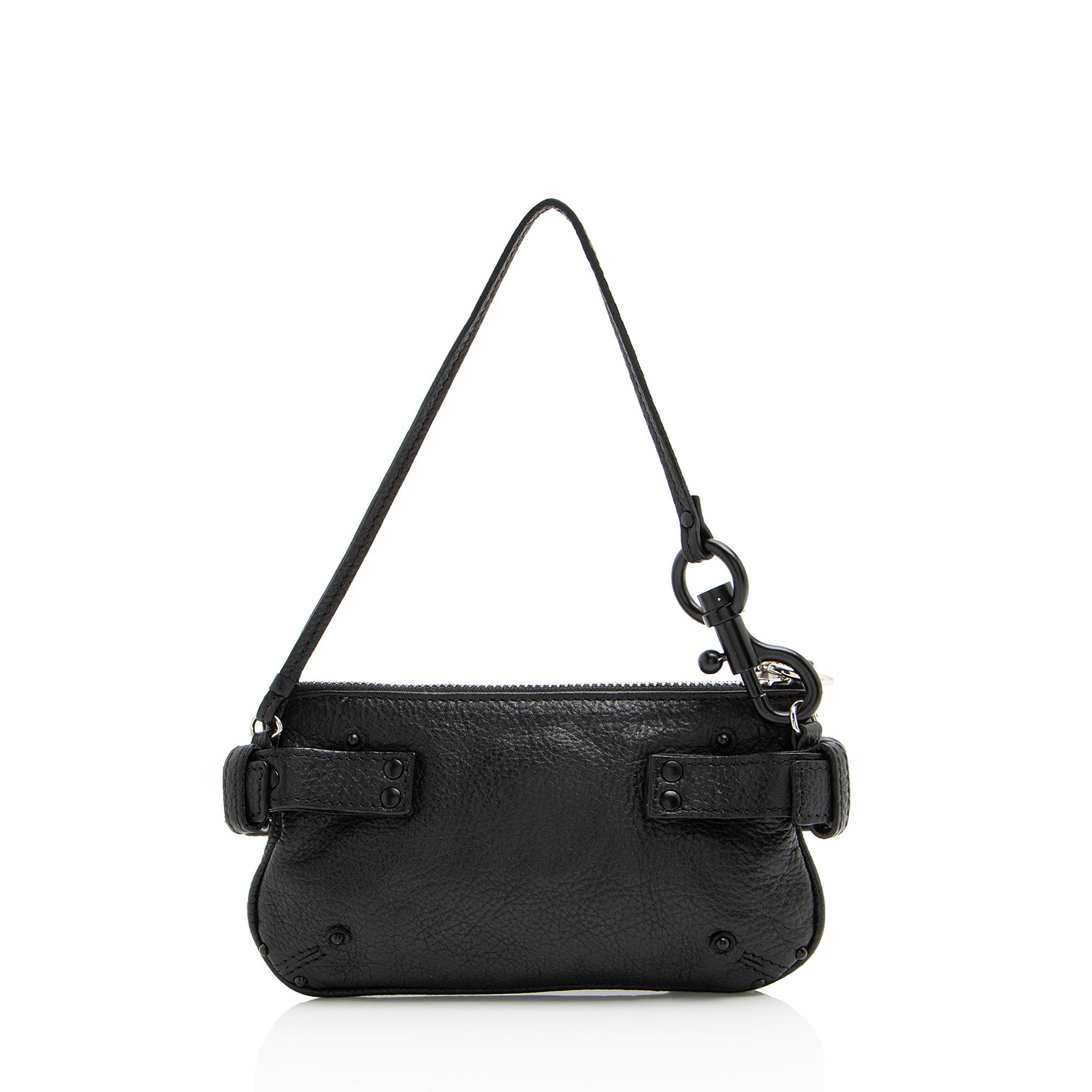 Chloe Leather Paddington Mini Clutch (SHF-OZoAbM)