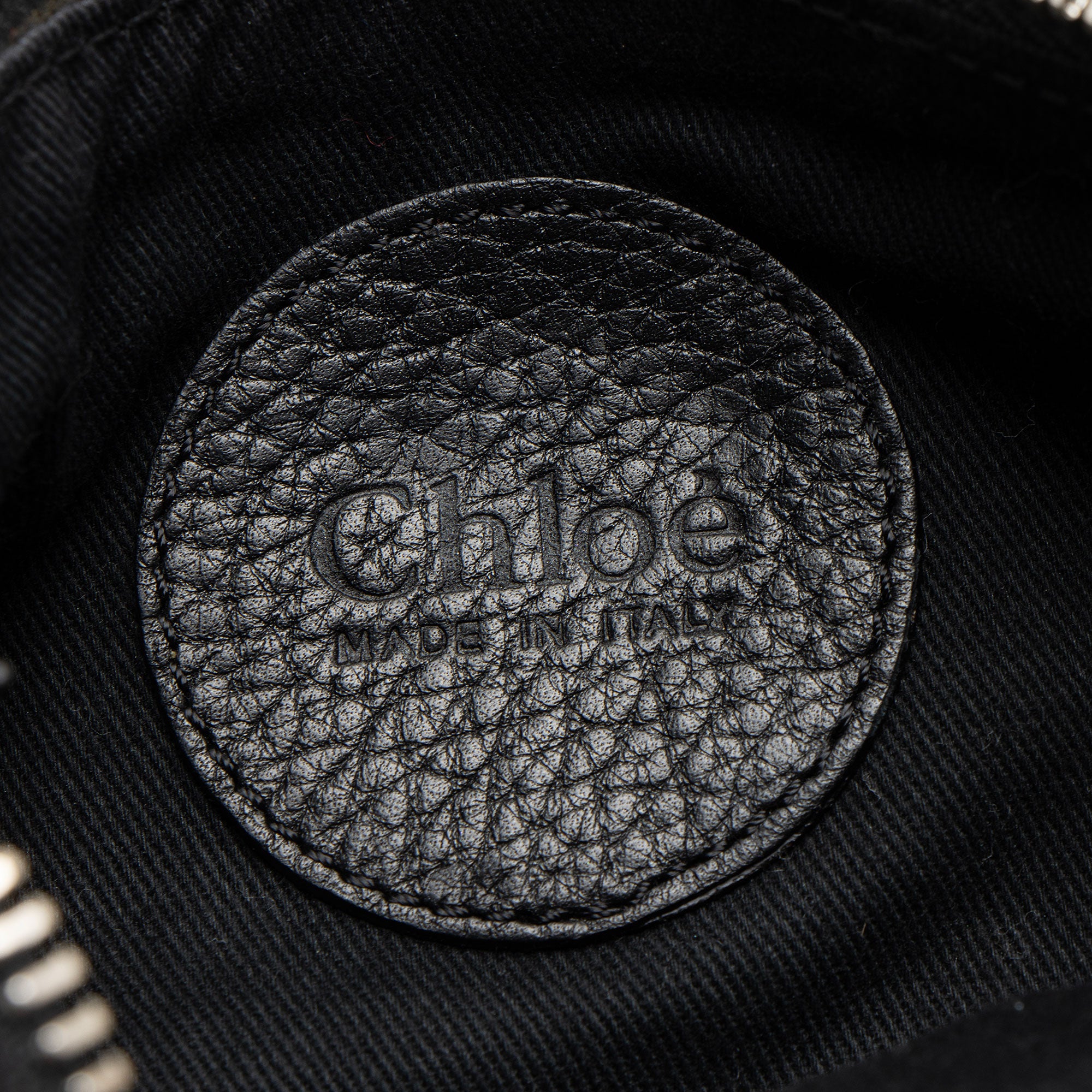 Chloe Leather Paddington Mini Clutch (SHF-OZoAbM)