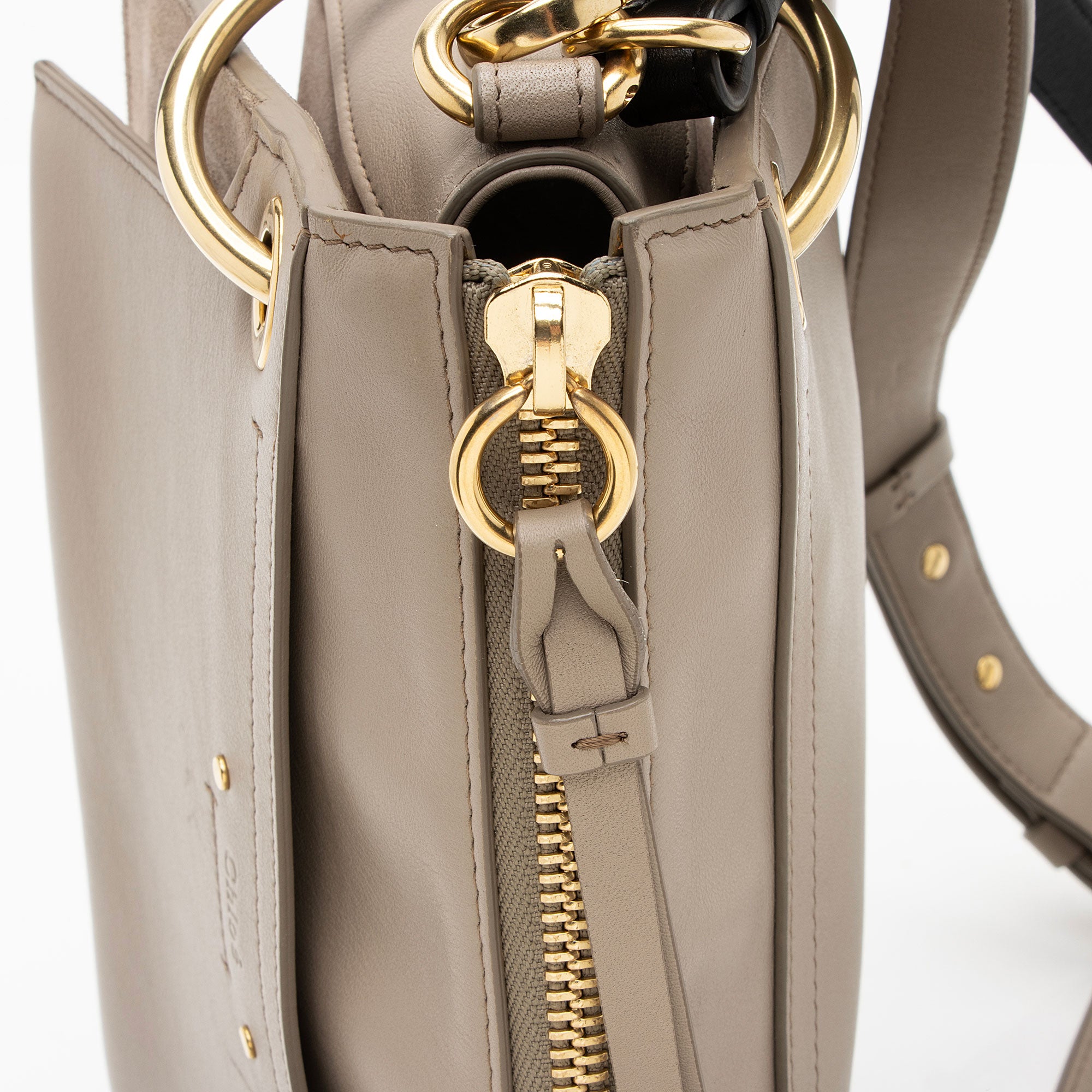 Chloe Leather Suede Roy Small Shoulder Bag