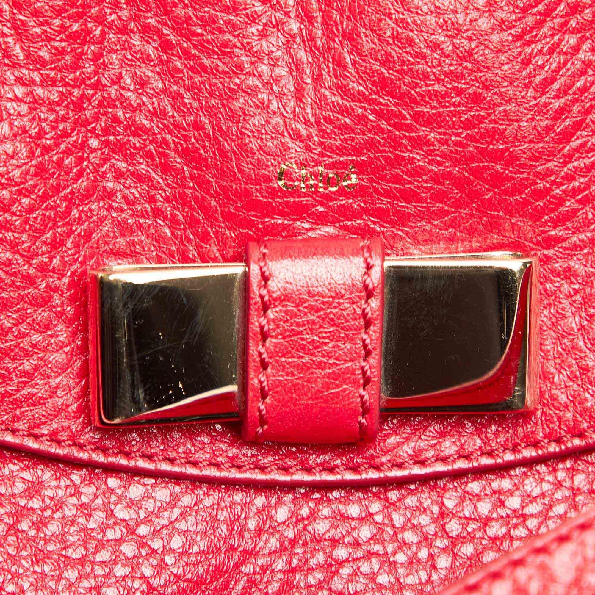 Chloe Lily Leather Satchel (SHG-gWNBO6)