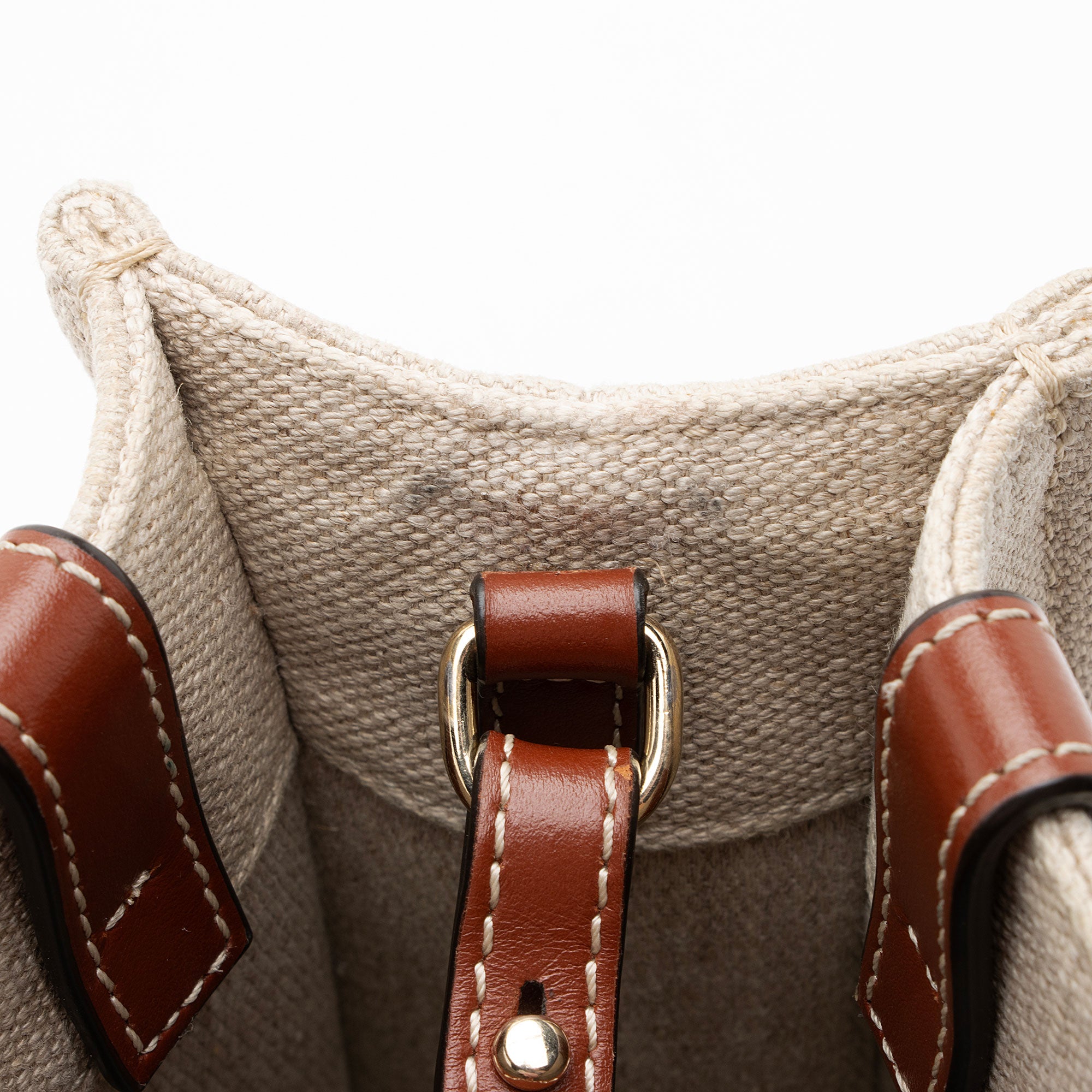 Chloe Linen Canvas Woody Small Tote