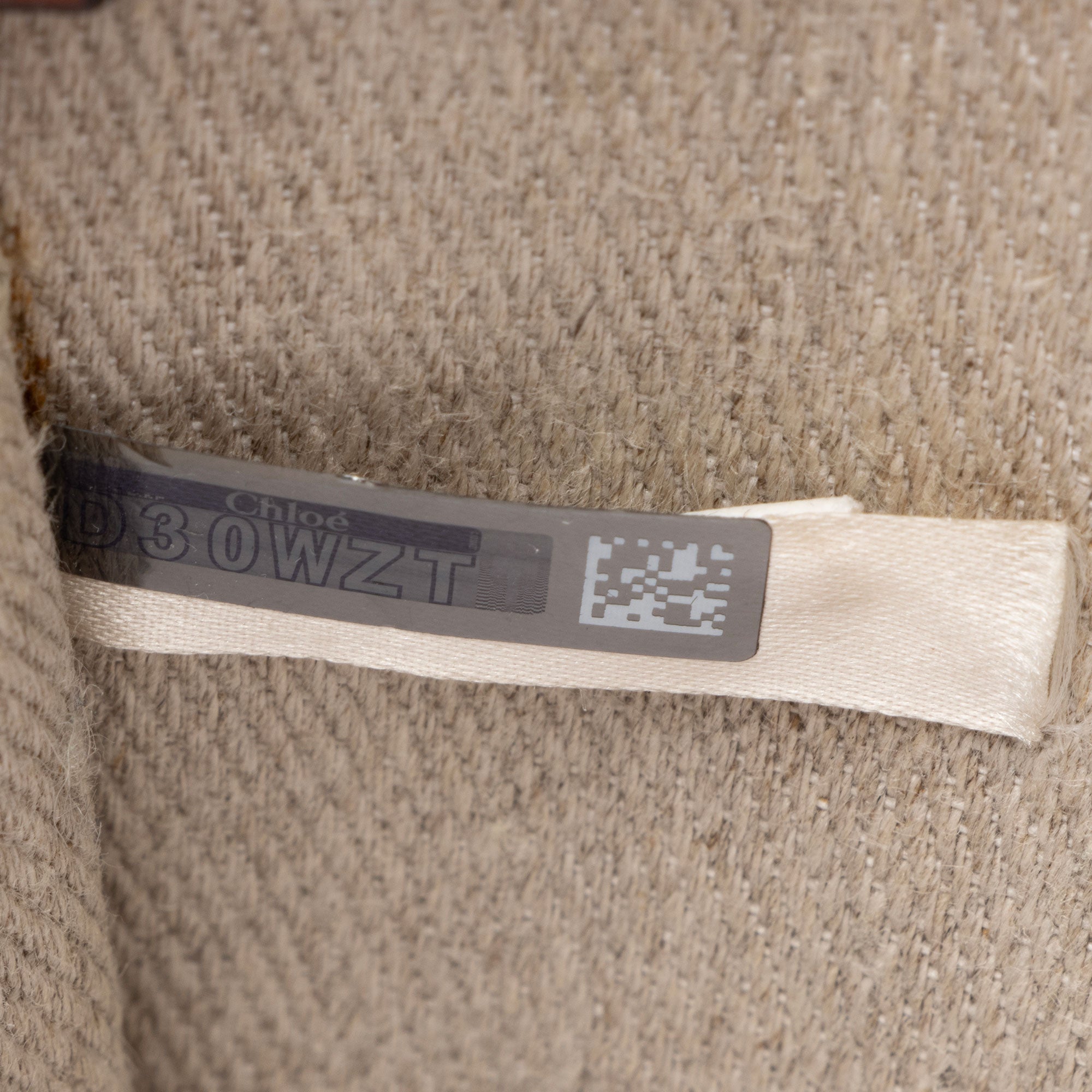 Chloe Linen Canvas Woody Small Tote
