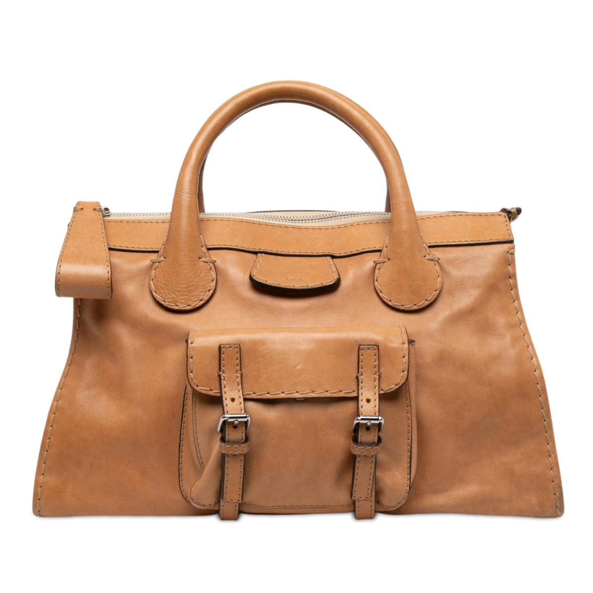 Chloe Medium Buffalo Leather Edith Day Satchel