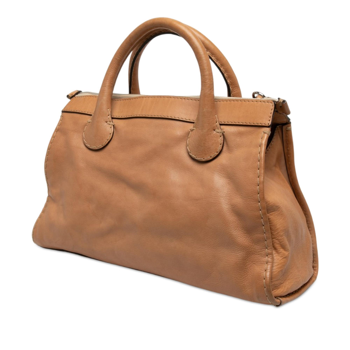 Chloe Medium Buffalo Leather Edith Day Satchel