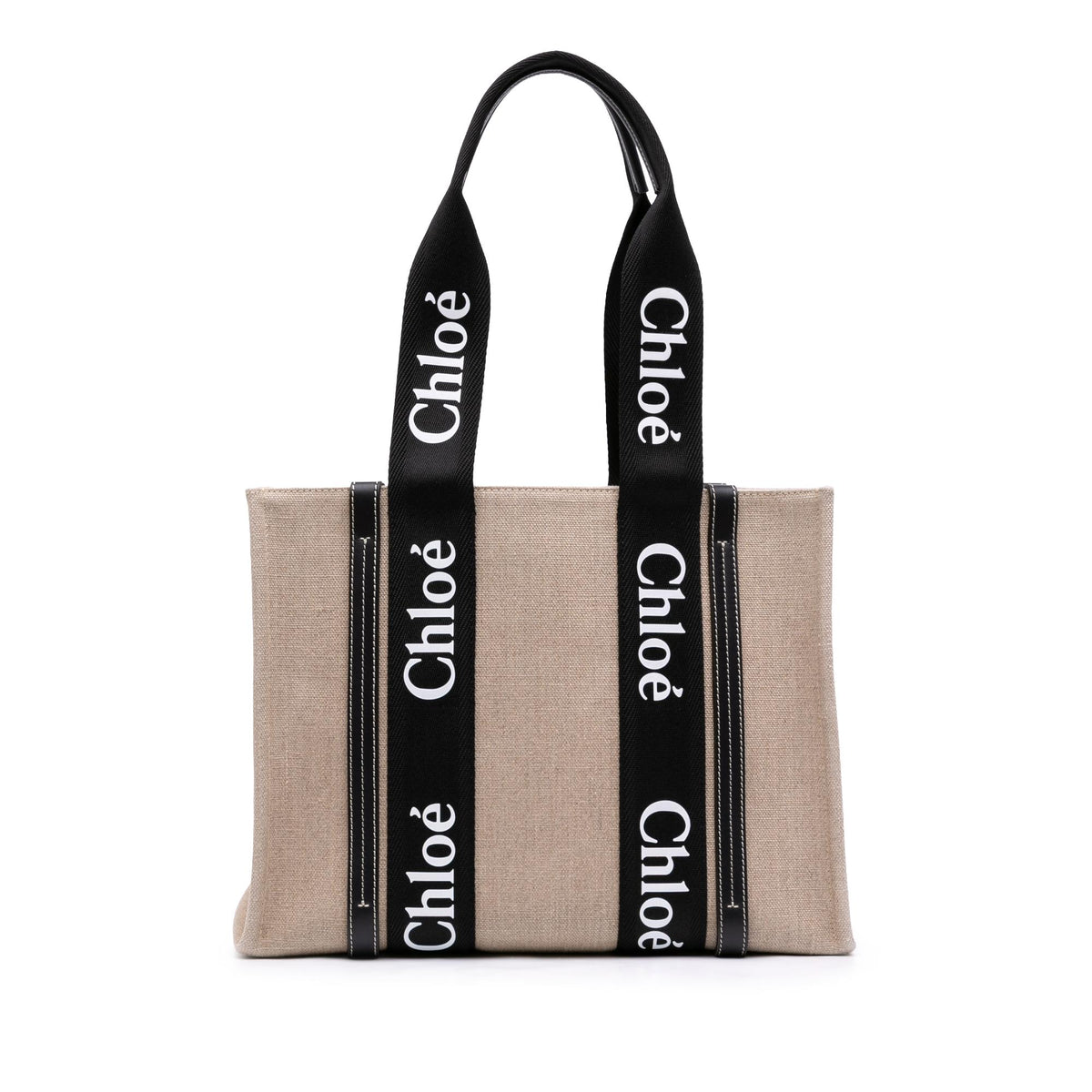 Chloe Medium Canvas Woody Tote