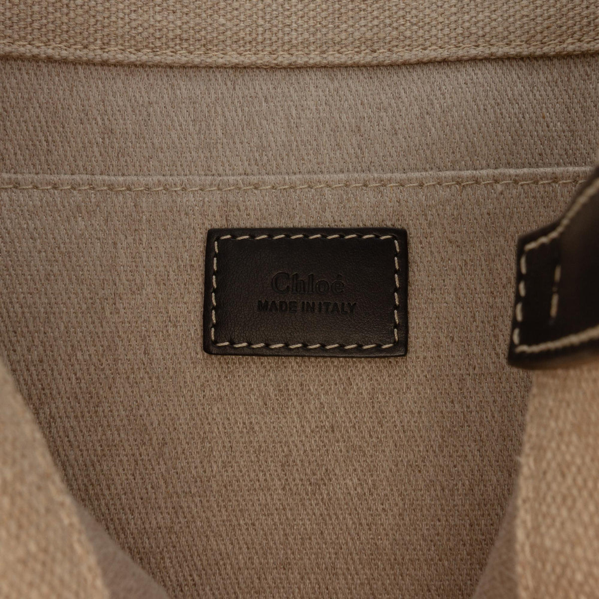 Chloe Medium Canvas Woody Tote