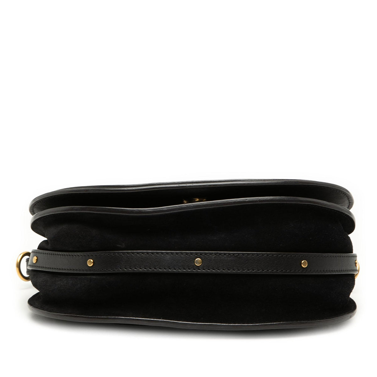 Chloe Medium Leather Nile Bracelet Satchel
