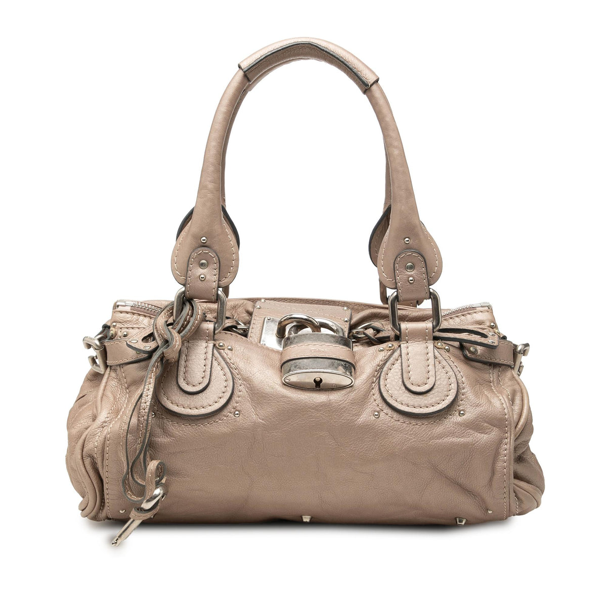 Chloe Medium Leather Paddington Handbag