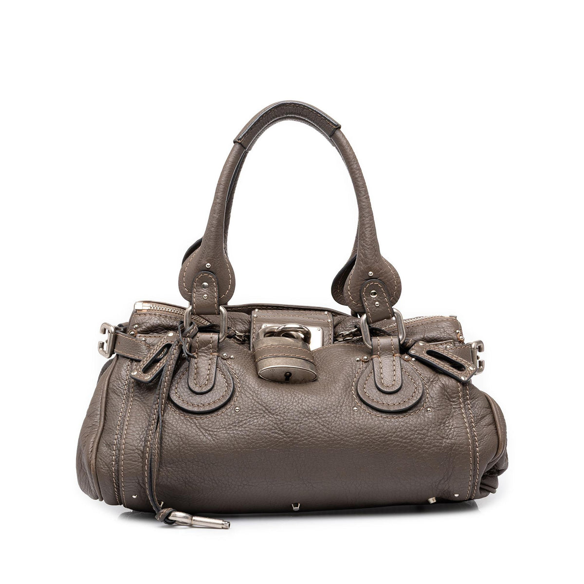 Chloe Medium Leather Paddington Handbag