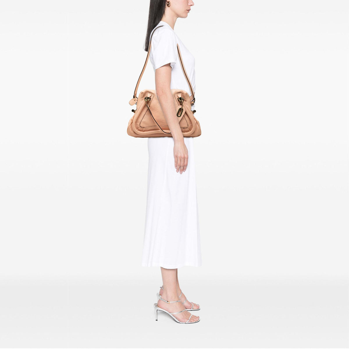 Chloe Medium Leather Paraty Satchel
