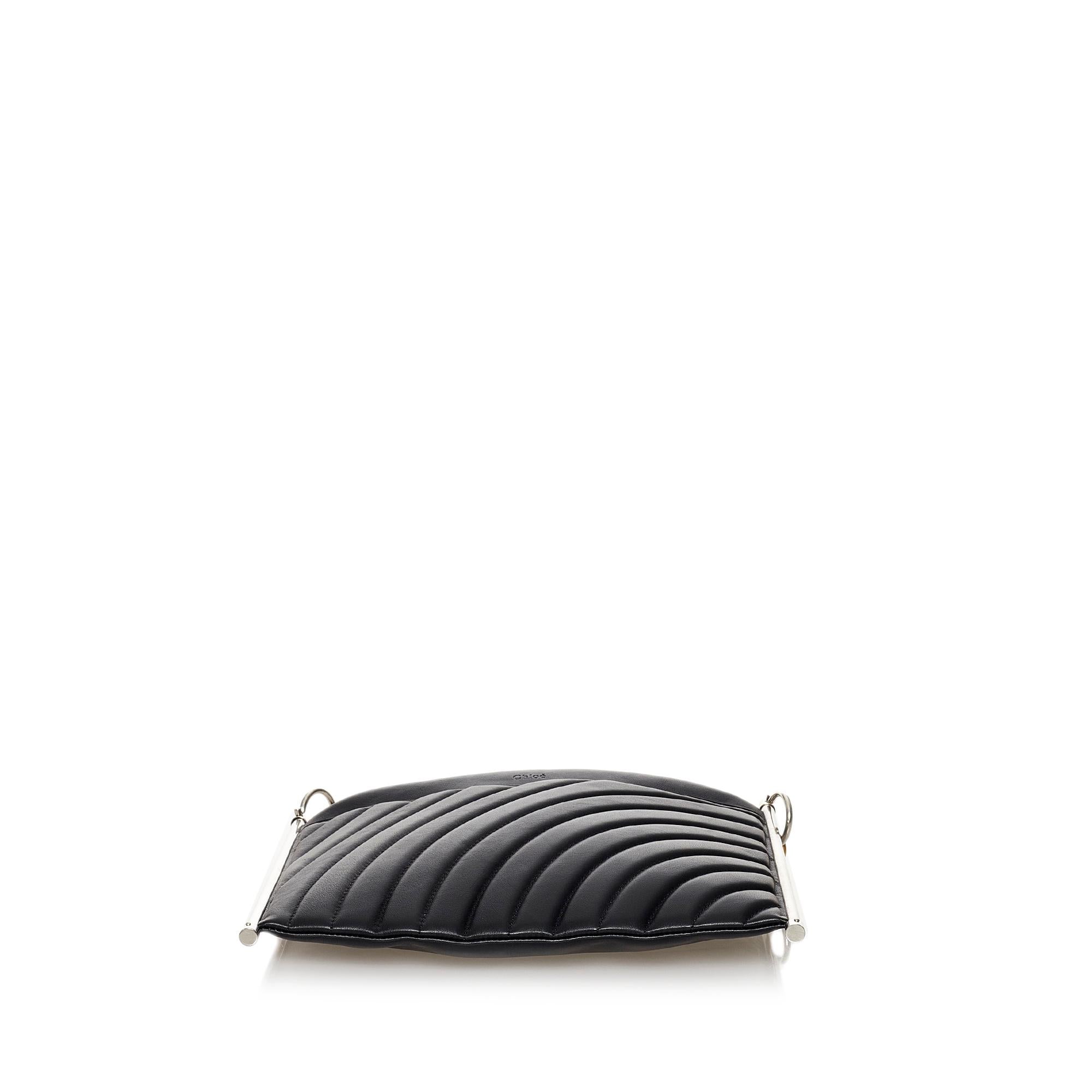 Chloe Medium Quilted Roy Clutch (SHG-nhQ2hY)