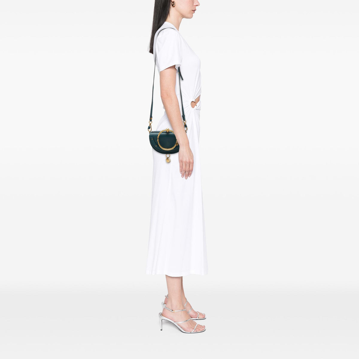 Chloe Mini Calfskin Nile Bracelet Satchel