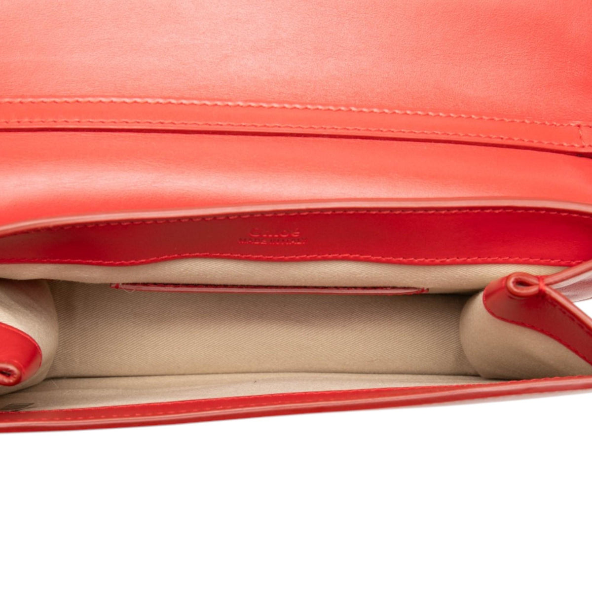 Chloe Mini Calfskin and Suede C Chain Crossbody