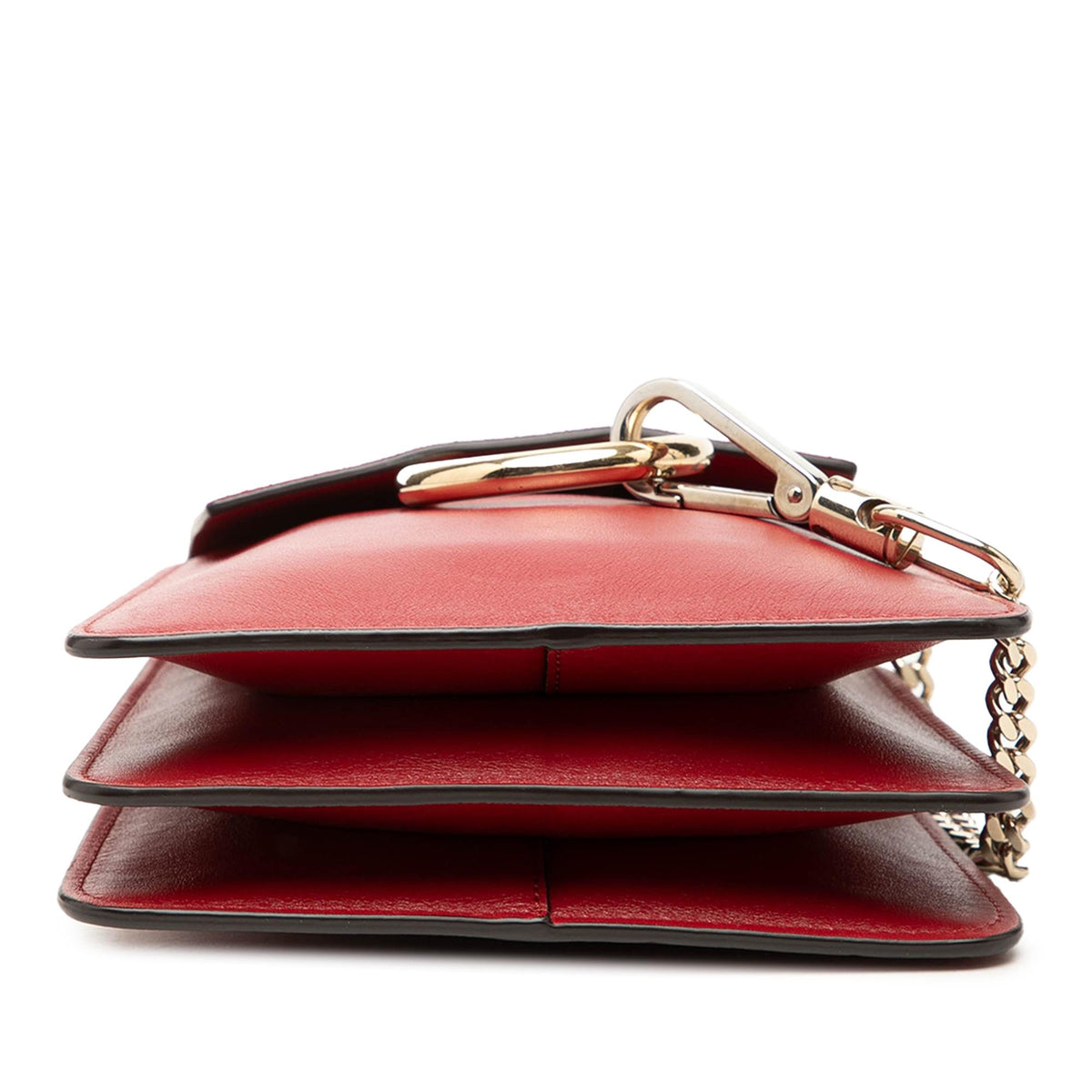 Chloe Mini Calfskin and Suede Faye Bracelet Bag