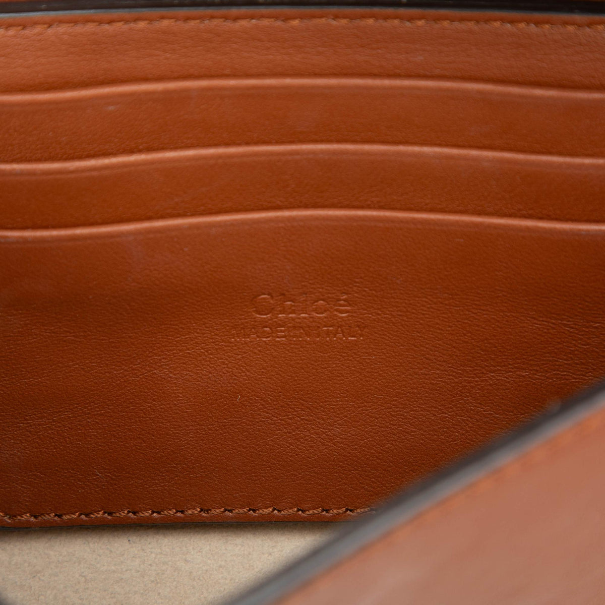 Chloe Mini Calfskin and Suede Faye Chain Crossbody