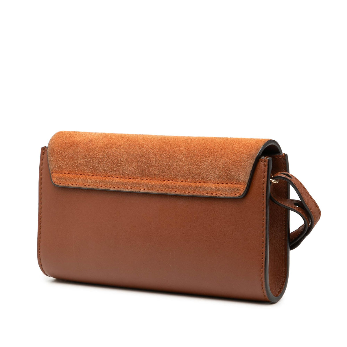 Chloe Mini Calfskin and Suede Faye Chain Crossbody