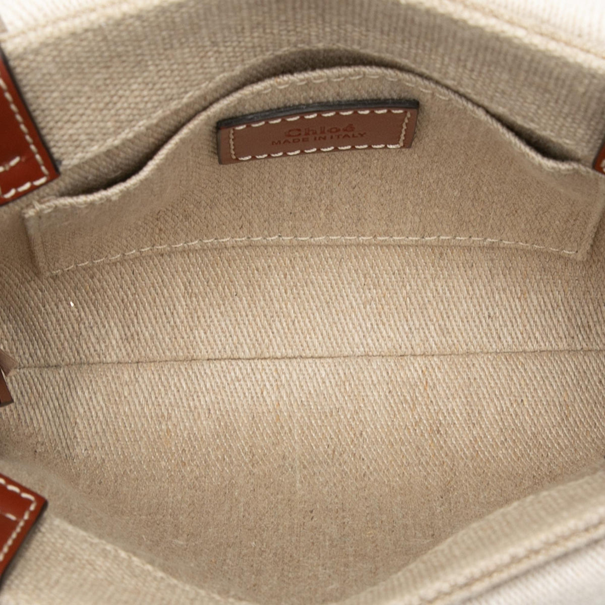 Chloe Mini Canvas Woody Satchel
