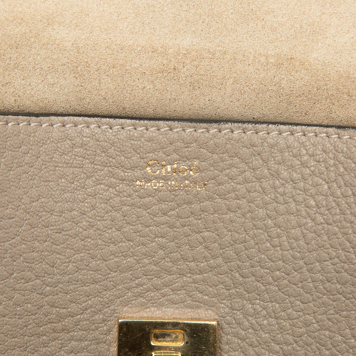 Chloe Mini Grained Lambskin Drew Crossbody