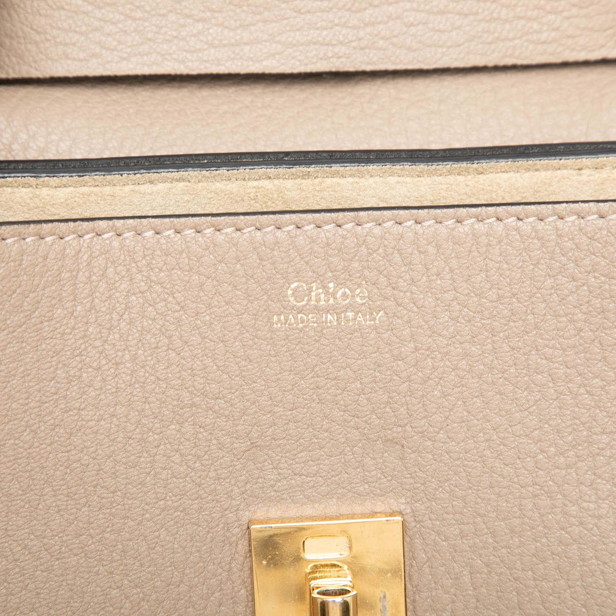 Chloe Mini Grained Lambskin Drew Crossbody