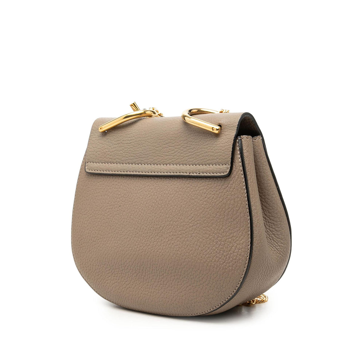 Chloe Mini Grained Lambskin Drew Crossbody