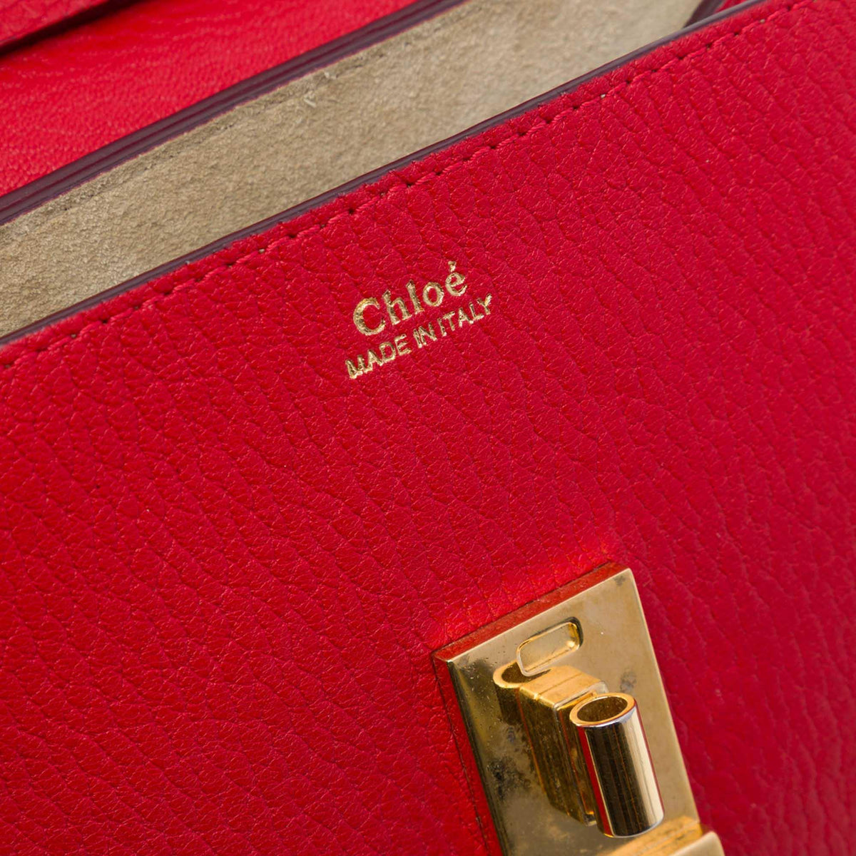 Chloe Mini Leather Drew Crossbody