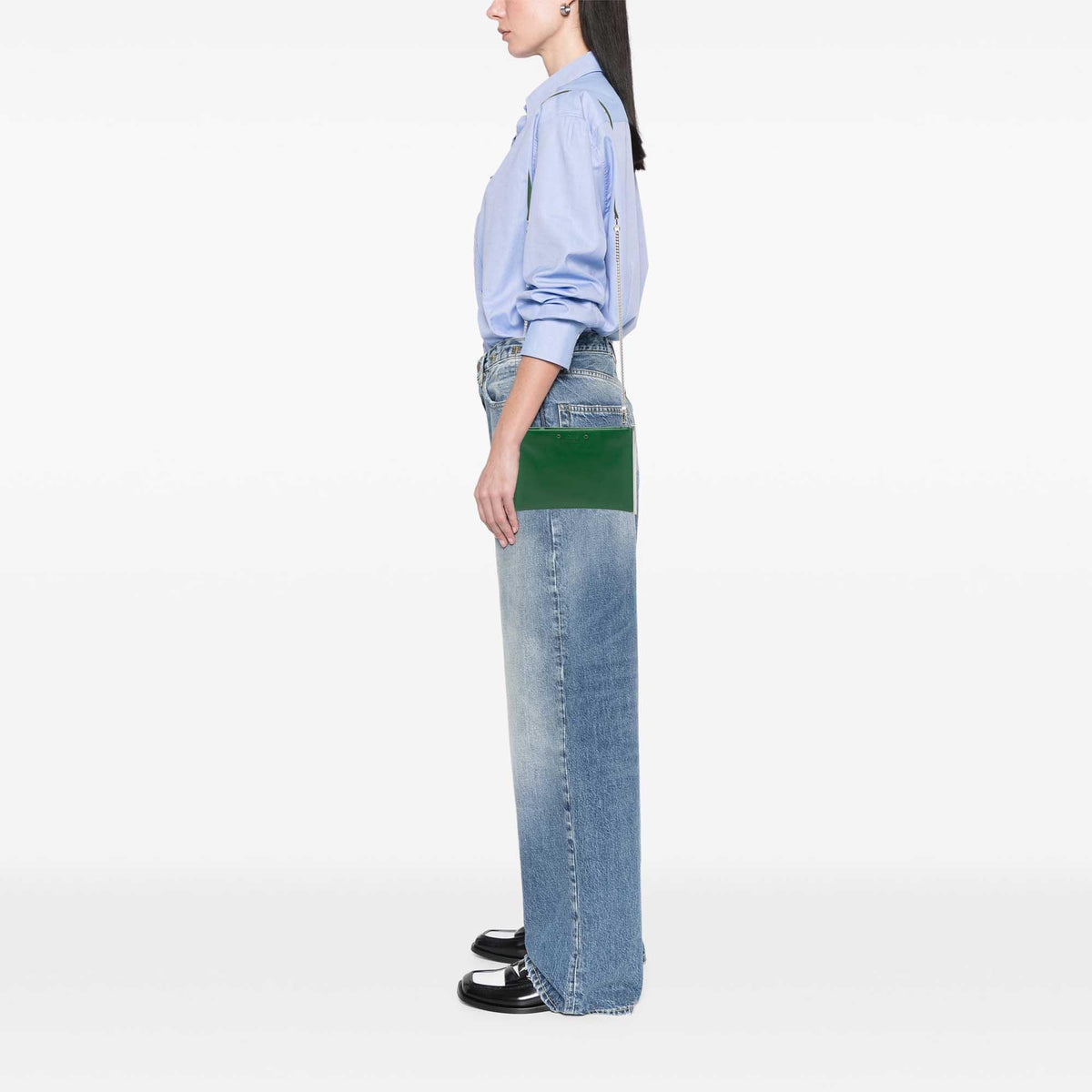 Chloe Mini Leather Roy Clutch