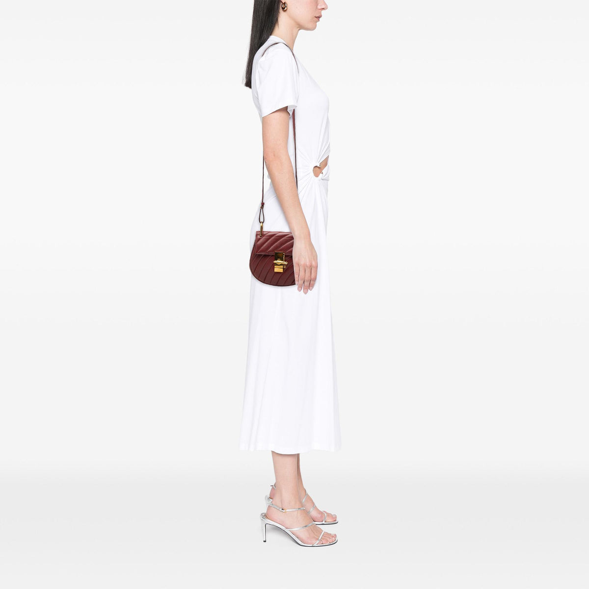 Chloe Mini Quilted Leather Drew Bijou Satchel