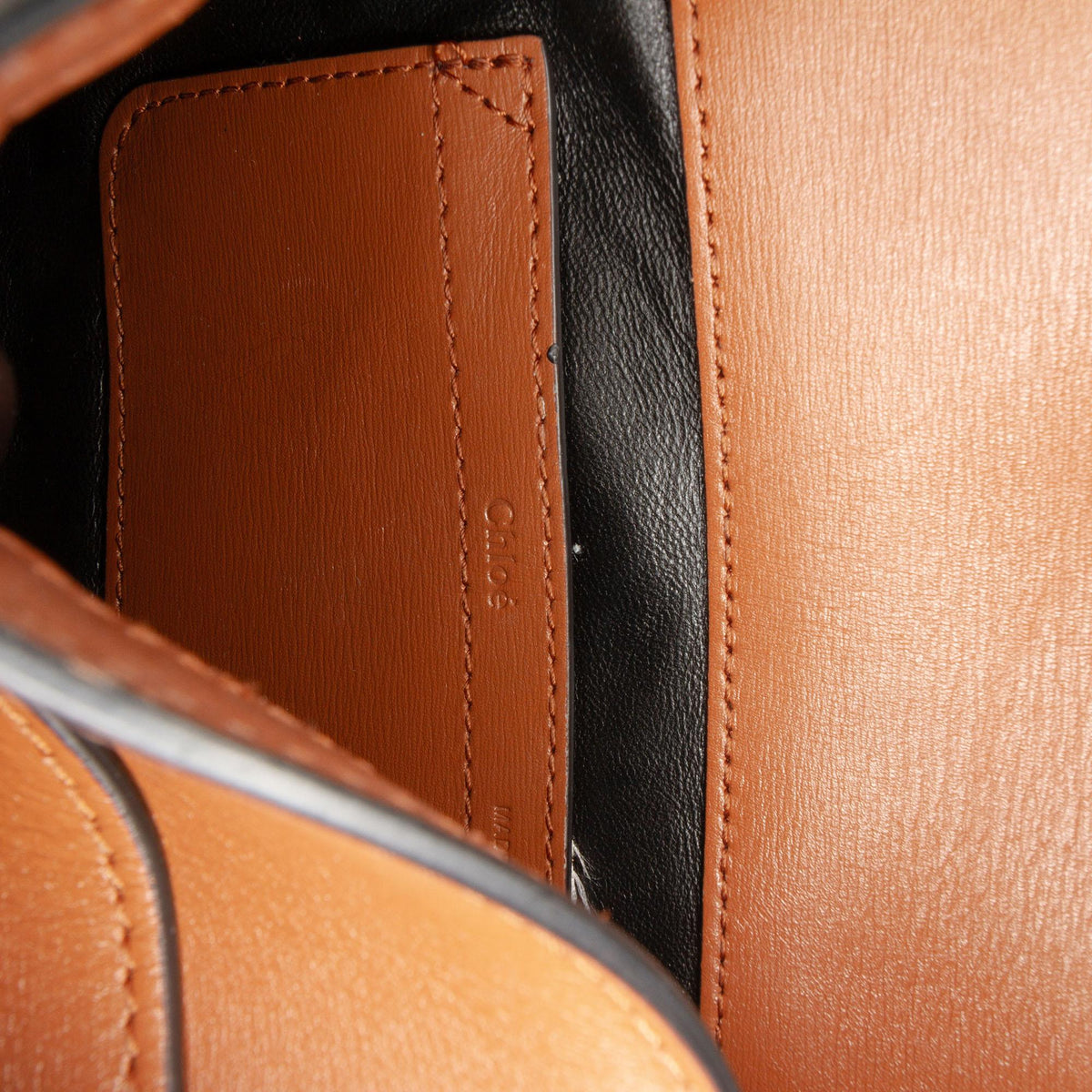 Chloe Mini Shearling and Calfskin Marcie Saddle Crossbody