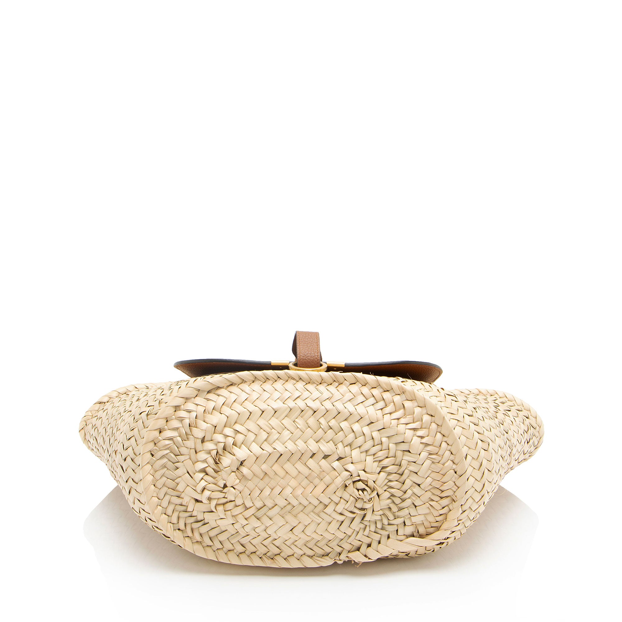 Chloe Raffia Marcie Basket E/W Tote