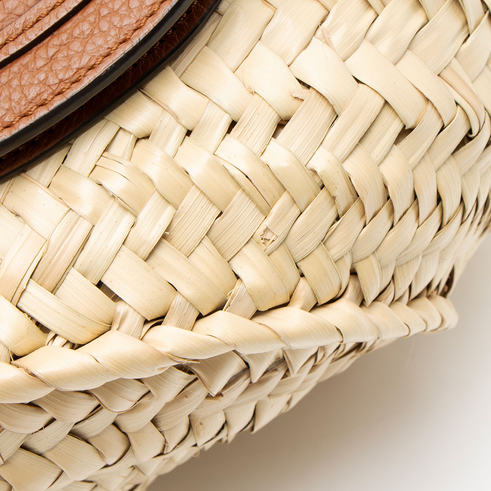 Chloe Raffia Marcie Basket E/W Tote