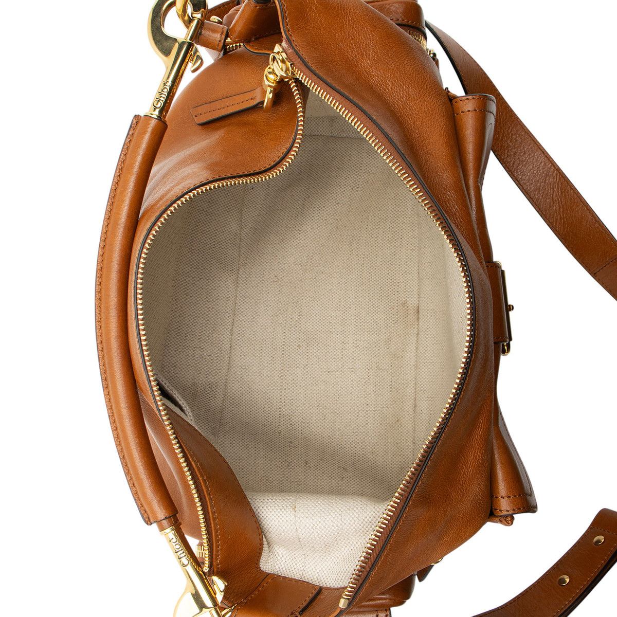 Chloe Shiny Leather Medium Camera Bag